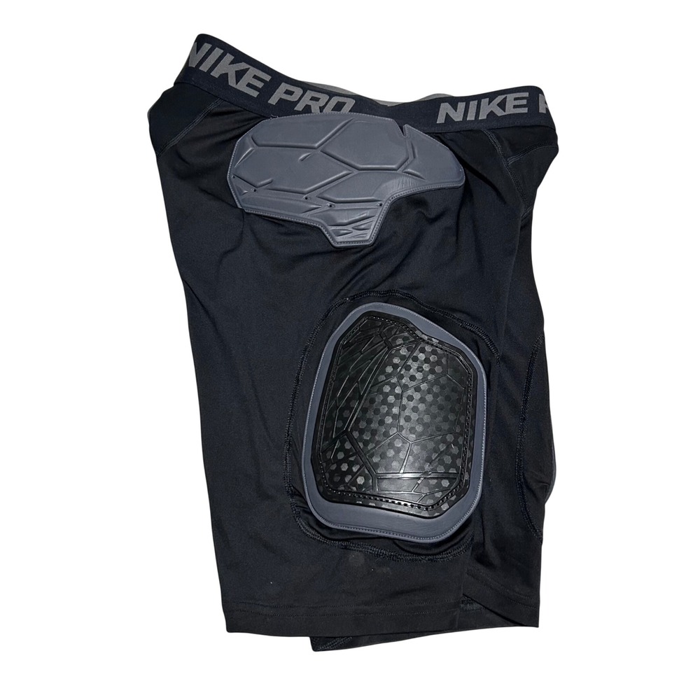 Nike Pro Hyperstrong Padded Shorts Mens Medium 9in Black AQ2732-010 Compression